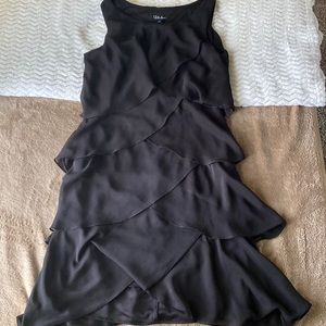 S.L fashions Tiered Chiffon Dress